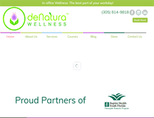 Tablet Screenshot of denaturawellness.com